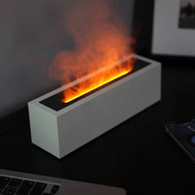 Load image into Gallery viewer, Square double colors flame aroma diffuser
