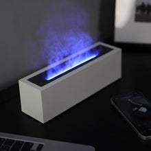 Load image into Gallery viewer, Square double colors flame aroma diffuser
