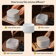 Load image into Gallery viewer, 500ml Square Bluetooth Sky Light Aroma Diffuser With Speaker
